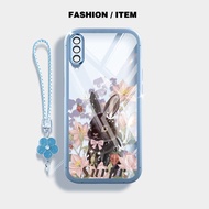 YBD Clear Phone Case For Samsung Galaxy A50 A50S A30S A307 A03S A02S M02S A025 A307 Flower Rabbit Se
