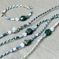 濤瀾 / 海洋碧玉 編繩 手鍊