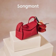 【ready stock】Songmont mini eaves bag leather shoulder bag hobo female