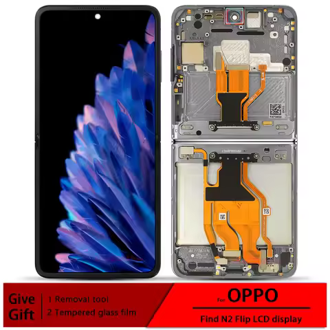 Original 6.8" AMOLED LCD For OPPO Find N2 Flip LCD Display Screen Assembly For OPPO Find N2 Flip CPH