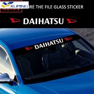 Xuming Daihatsu สติกเกอร์ติดกระจกด้านหน้าและด้านหลังรถยนต์,สติกเกอร์ PVC กันน้ำบังแดดสำหรับ Mira Del