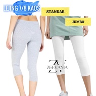 7/8 T-Shirt Leggings for Adult Women, 3/4 Length T-Shirt Material, Women's T-Shirt Leggings