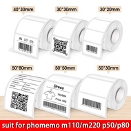Thermal Label Sticker Paper for Phomemo M110 / M220 / M200, QLabel E210, Marklife P50 Thermal Printe