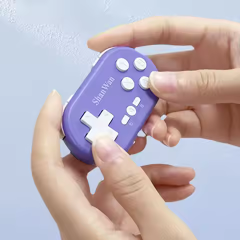 Mini Game Controller Handheld Mini Wireless Portable Console Pocket Controller Game Bluetooth Game c