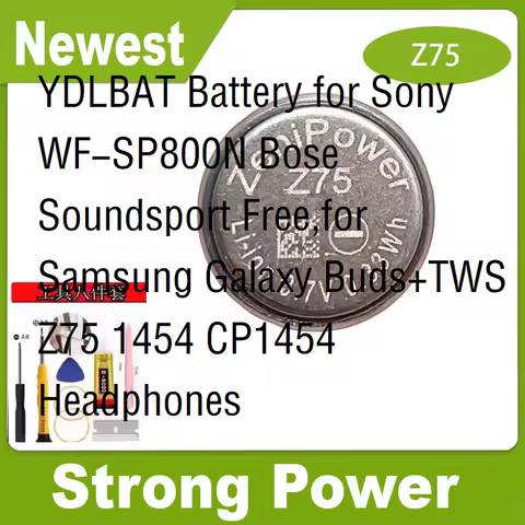 YDLBAT Battery for Sony WF-SP800N Bose Soundsport Free,for Samsung Galaxy Buds+TWS Z75 1454 CP1454 H