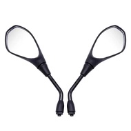 Universal 10mm Motorcycle Rearview Mirror Left&Right Rear View Mirrors Housing Side Mirror For BMW R