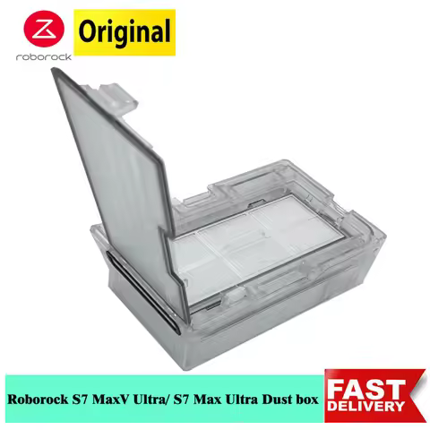 Original Roborock S7 MaxV Ultra Dust Box Parts of S7 MaxV Plus/S7 Max Ultra Auto-Empty Station Dustb