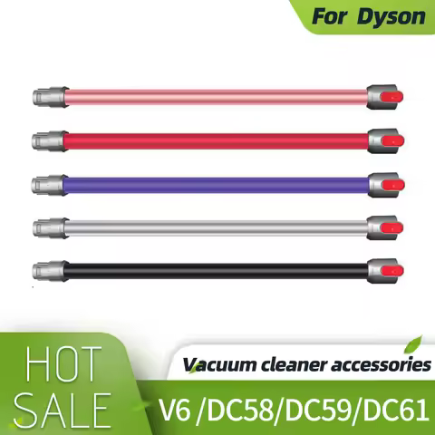 Quick Release Wand Parts For Dyson V6 /DC58/DC59/DC61/DC62/DC74 Models ExtensionTube Compatible with