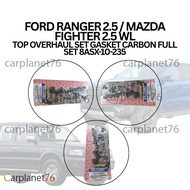 FORD RANGER 2.5 / MAZDA FIGHTER 2.5 WL TOP OVERHAUL SET GASKET CARBON FULL SET 8ASX-10-235