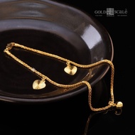 916 Gold Wheat Anklet