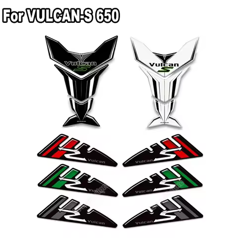 For Kawasaki VULCAN S VULCAN-S 650 VN650 3D resin Motorcycle Tank Pad Sticker Protector Decal access