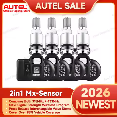 Autel MX Sensor 433MHZ+315 MHZ TPMS Mx-Sensor Tire Repair Tool Tire Pressure Monitor Tester For Aute