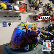 MHR RACING HELMET🇲🇾 OF571 SNOWMAN