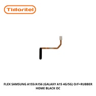 FLEX SAMSUNG A155/A156 (GALAXY A15 4G/5G) O/F+RUBBER HOME BLACK OC