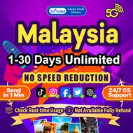 Malaysia eSIM 5G High Speed 1-30 Days 5GB-30GB Unlimited Data CelcomDigi eSIM Card