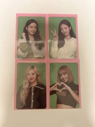 BLACKPINK 官方小卡 Jisoo Jennie Rosé Lisa