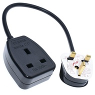 UK extension Power CordIEC UK 3Pin Male Plug to UK BS1363 3Pin Female Outlet Socket HongKong Singa