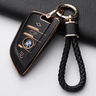 TPU Car Smart Key Case Cover Shell Fob For BMW X1 X3 X4 X5 X6 F15 F16 G30 3 5 7 Series G11 F48 Acces