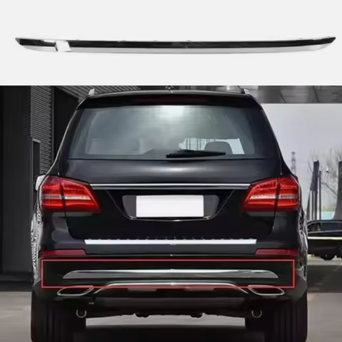 Rear Bumper Moldings Trim For Mercedes Benz W166 GL GLS GLE GL450 GLE350 GLS450 A1668852474