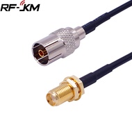 RG174 Cable IEC PAL DVB-T RF Coaxial Cable TV to SMA Connector TV Female to SMA Female Jack Pigtail Cable