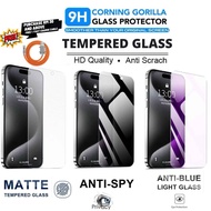 XIAOMI MI 13T PRO 12T 12 LITE 11T 10T 5G HD Tempered Glass Screen Protector matte privacy blue ray c