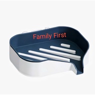 58 [Premium Products] LABAICAI double-layer soap dispenser, creative removable wall-mounted self-adh