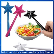 【octavia】4 PCS Salt and Pepper Shaker Magic Wands Duo Salt / Pepper Black & White & Pink & Blue 18x7