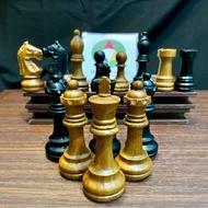 PERCASI Standard Premium Genuine Teak Wood Chess Board Set Wooden Chess Board