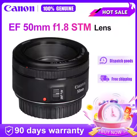 Canon EF 50mm f/1.8 STM Lens Canon professional full frame lens
