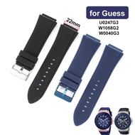 22mm Silicone Watch Strap for Guess U0247G3 W1058G2 W0040G3 Band Rubber Soft Bracelet for Women Men 