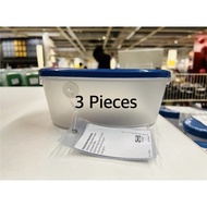 IKEA JAMKA Food Container 3 Pieces(Original IKEA)