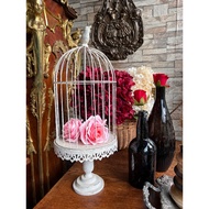 19th Century French White Birdcage Decoration 723021