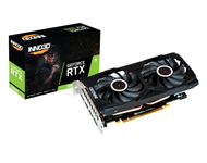 VGA (การ์ดแสดงผล) INNO3D GEFORCE RTX 2060 TWIN X2 - 6GB GDDR6 (N20602-06D6-1710VA15L) การ์ดจอ