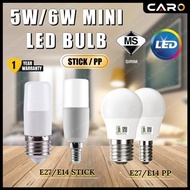 <MINI LED BULB> 5W 6W E14/E27 MINI LED STICK BULB 6W / MINI LED PINGPONG 5W HIGH GRADE LED BULB MINI