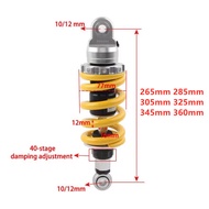 12mm spring 265mm 285mm 305mm 325mm 345mm 360mm adjustable Shock Absorber for CBR 900 CBR 125 CBR 11