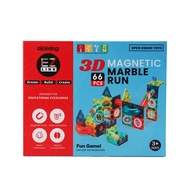 Okiedog EZLink 3D Magnetic Marble Run 66PCS - Children's Educational Toys (STEM)
