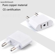 Wacdbhbwah America China to EU Travel Europe Power Adapter 2 Pin us to EU plug Adapter VN