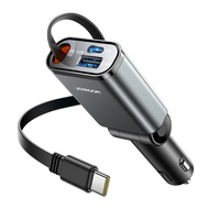 Joyroom Ultra-Slim 57W Car Charger USB C Fast CHARGING สําหรับ iPhone 16 15 14 13 12 PRO MAX USB C C