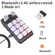 Macro Custom Knob Keyboard RGB 12 Key Copy Paste Mini Button Photoshop Gaming Keypad Mechanical Hots