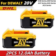 100% new Original for DEWALT Battery20V12Ah，for dewalt20v battery,DCB205DCB206DCB209Power Tools Batt