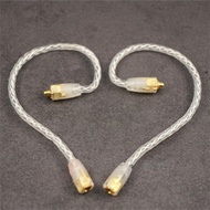 Single Crystal Copper Adapter Cable MMCX to IE900/80/500 Straight Plug Cable to Wind Ear Cable Headp