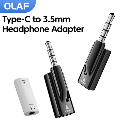 Type C to 3.5mm Headphone Adapter Type C Female to 3.5mm Jack Male Audio Adapter For iPhone 16 17 Sa