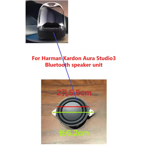 Full frequency 1.5 inches Unit speaker For Harman Kardon Aura Studio3 Bluetooth speaker unit 4ohms 3