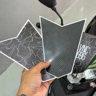 STICKER HITAM KEPALA LCV8 | STICKER HITAM LCV8 | STICKER NO PLATE