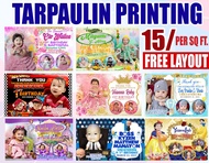 TARPAULIN PRINTING WITH FREE LAYOUT 13oz Makapal