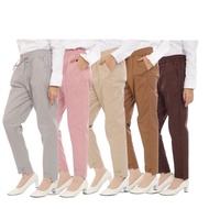 NHM Long Work Pants Doty Pants Nisa Asymmetrical POLOS, Jumbo Pants Multi-coloredWanita