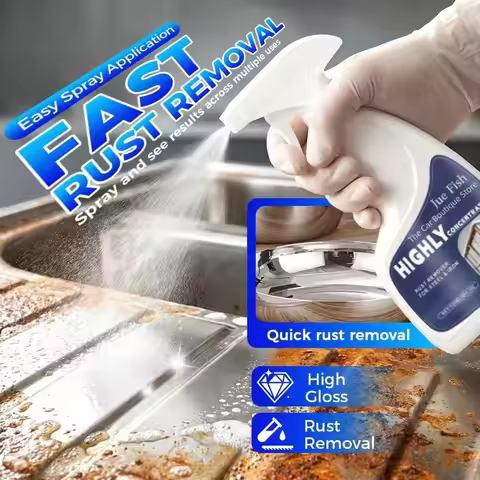 JUE FISH Rust Remover For Stainless Steel Rust Remover Dissolver Fast Rust RemovalPowerful Metal Rus