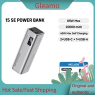 Gleamo CUKTECH 15 SE Power Bank 20000mAh 85W Fast Charging powerbank – type C Laptop & Phone Portabl