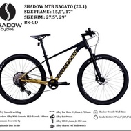 Sepeda Mtb 27.5 Inci Dan 29 Inch Shadow 12 Speed Not United Clovis