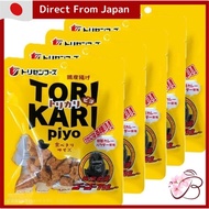 〔Japan Direct〕Chicken Skin Snacks, Deep Fried Chicken Skin, Go Go Curry Flavor, TORIKARIpiyo x 5-Pac